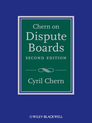 cover image of Chern on Dispute Boards